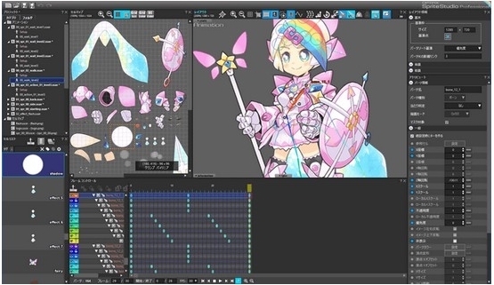 OPTPiX SpriteStudio 電腦版v6.6 高效2D動畫制作工具的全新體驗(yàn)